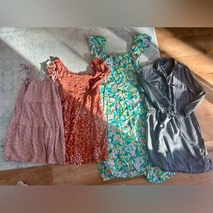 Size small dress lot: Rylee & Cru, Roxy, sports girl and gap